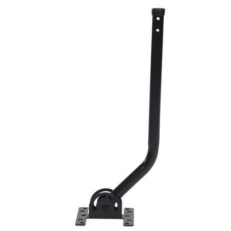 Antennas Direct ClearStream 20-In. TV Antenna Mast with Pivoting Base and Hardware - All-Weather Easy-Install Steel Pole and Base, Black