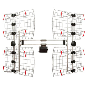 Antennas Direct 8-Element Bowtie UHF Outdoor HDTV Antenna, Multi-Directional, 70+ Mile Range, 4K 8K UHD NEXTGEN TV with All-Weather Mounting Hardware
