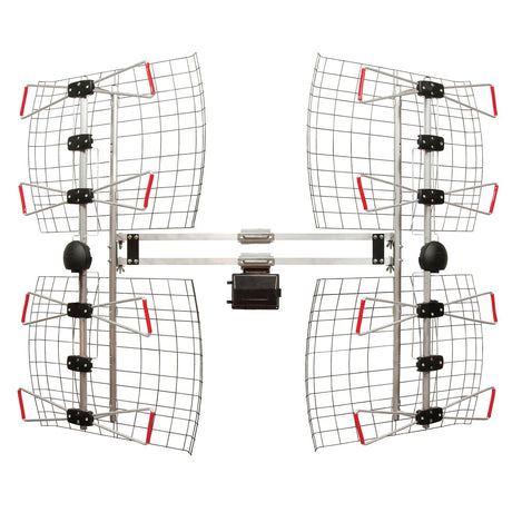Antennas Direct 8-Element Bowtie UHF Outdoor HDTV Antenna, Multi-Directional, 70+ Mile Range, 4K 8K UHD NEXTGEN TV with All-Weather Mounting Hardware