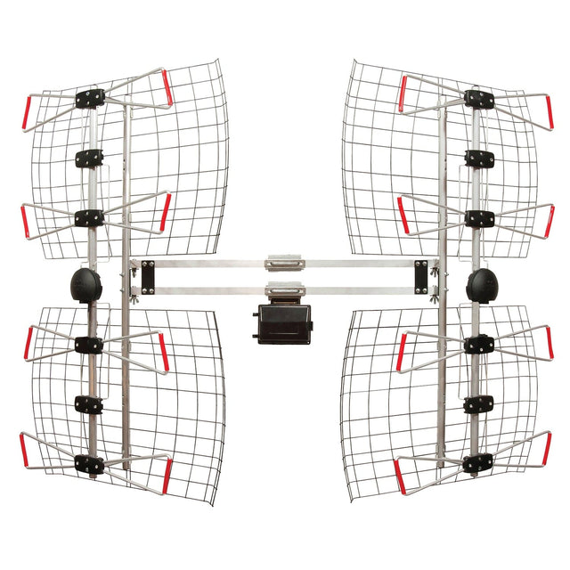 Antennas Direct 8-Element Bowtie UHF Outdoor HDTV Antenna, Multi-Directional, 70+ Mile Range, 4K 8K UHD NEXTGEN TV with All-Weather Mounting Hardware