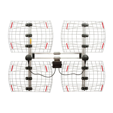 Antennas Direct 8-Element Bowtie UHF Outdoor HDTV Antenna, Multi-Directional, 70+ Mile Range, 4K 8K UHD NEXTGEN TV with All-Weather Mounting Hardware