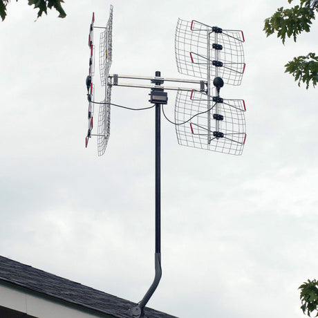 Antennas Direct 8-Element Bowtie UHF Outdoor HDTV Antenna, Multi-Directional, 70+ Mile Range, 4K 8K UHD NEXTGEN TV with All-Weather Mounting Hardware