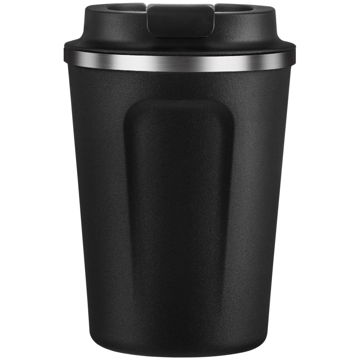Asobu Cafe Compact Insulated Travel Coffee Mug, 13-Oz. Capacity, Black