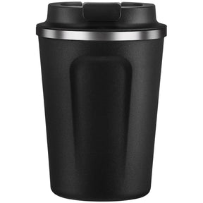 Asobu Cafe Compact Insulated Travel Coffee Mug, 13-Oz. Capacity, Black