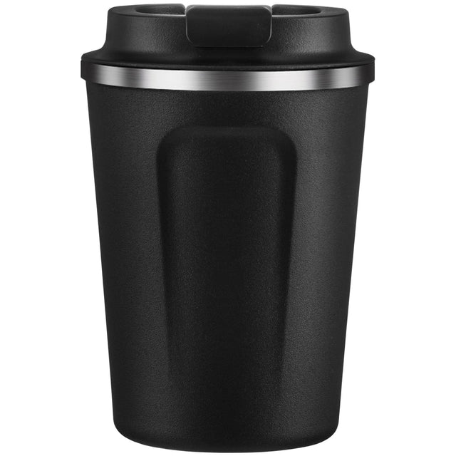 Asobu Cafe Compact Insulated Travel Coffee Mug, 13-Oz. Capacity, Black