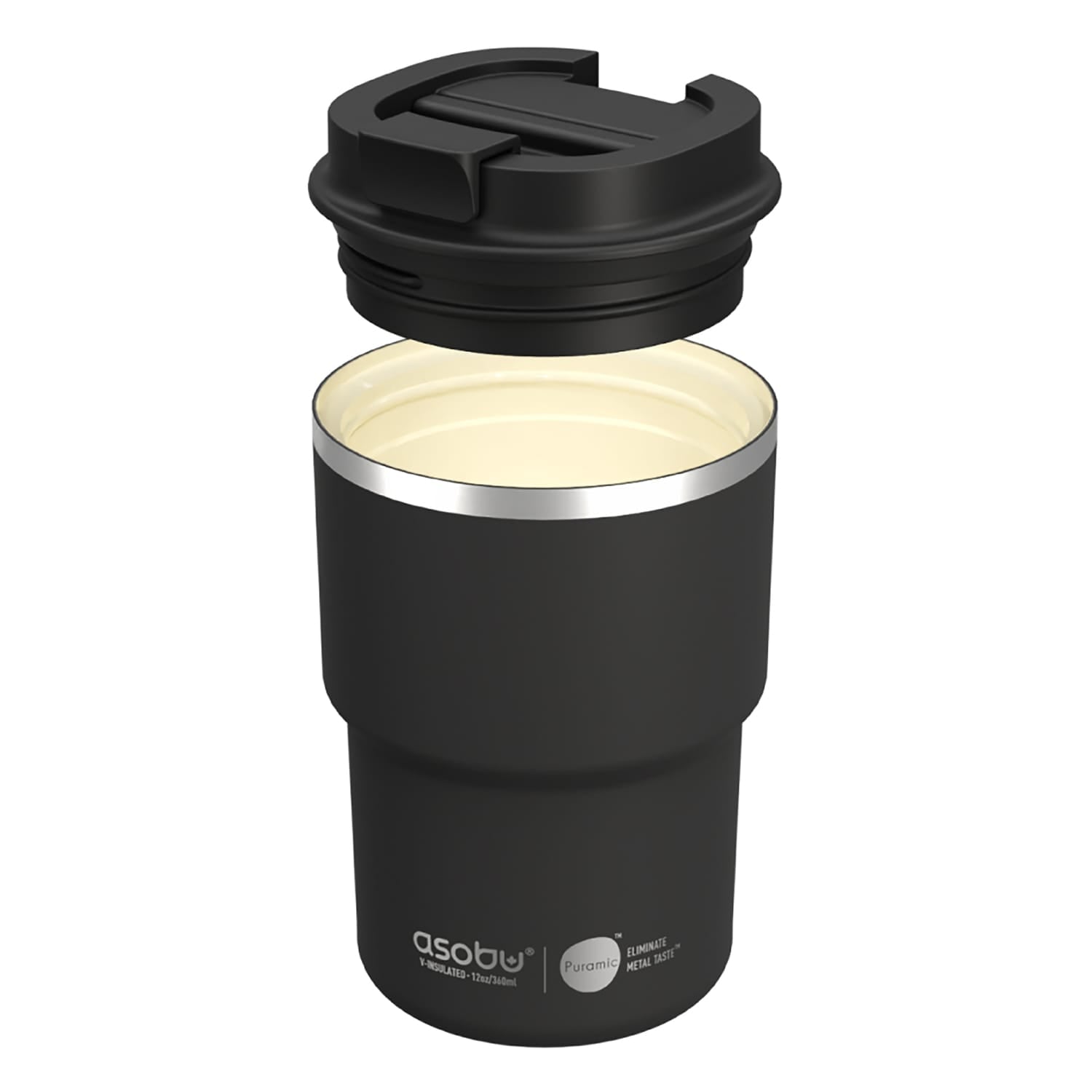 Asobu 12-Oz. Coffee Express Insulated Travel Mug, Black