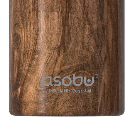 Asobu Slim Can Insulated Cooler Sleeve, 12-Oz. Capacity, Wood