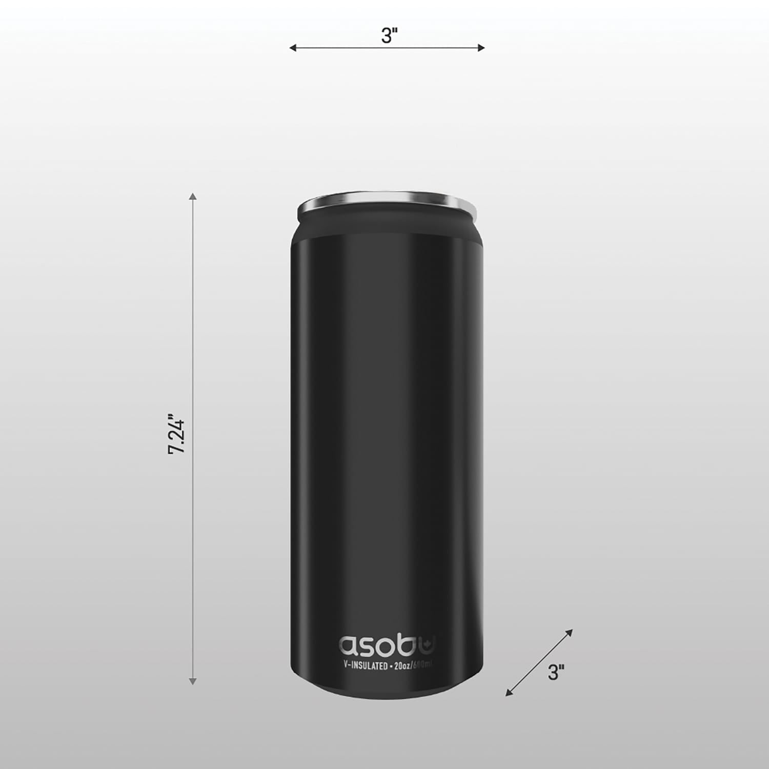 Asobu FC4G Double-Walled Vacuum-Insulated Stainless Steel Multi-Can Cooler Sleeve with Reusable Pocket Straw, Blue