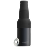 Asobu Frosty Beer 2 Go Vacuum-Insulated Stainless Steel Can and Bottle Holder, Black