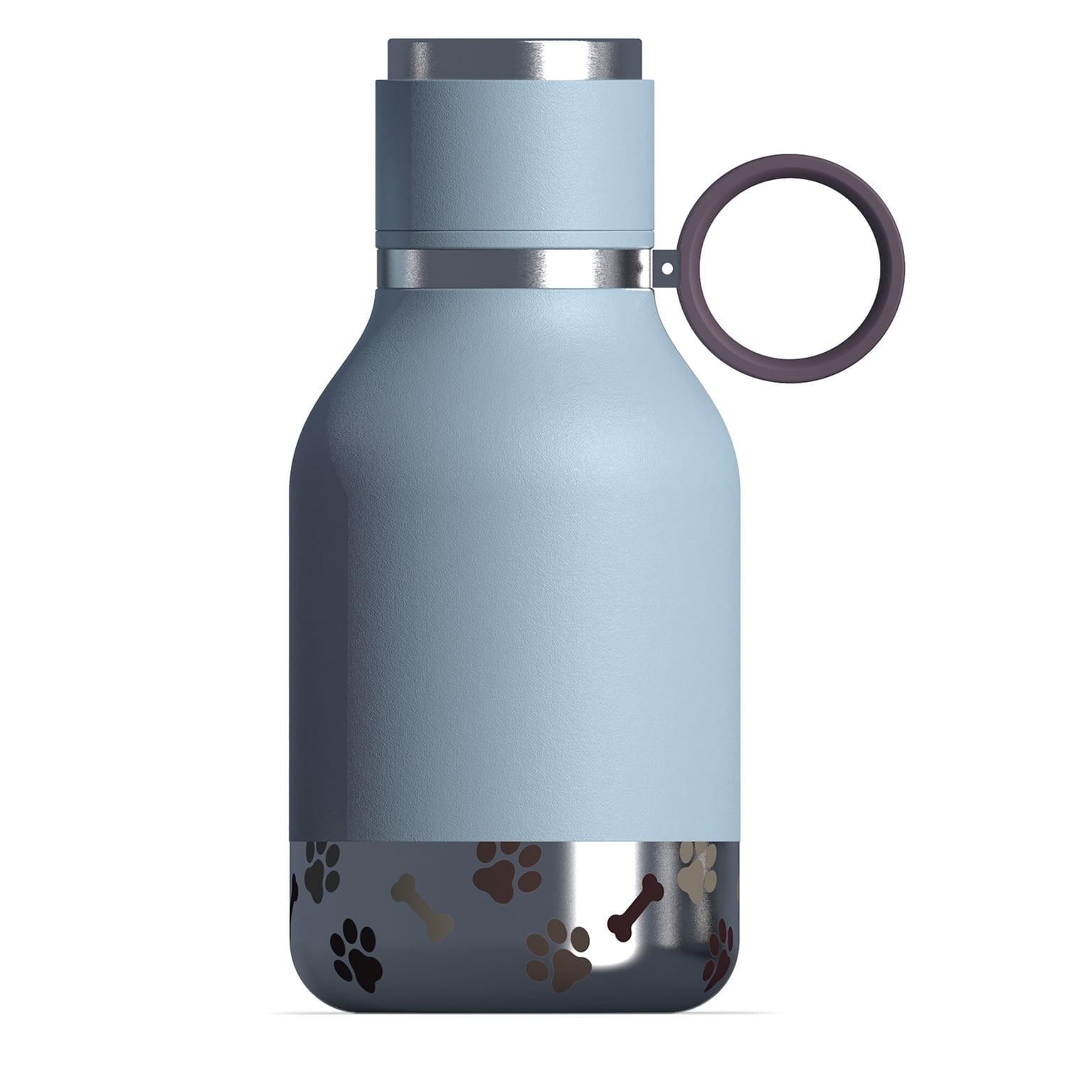Asobu 33-Oz. Insulated Water Bottle with Removable Dog Bowl, Blue