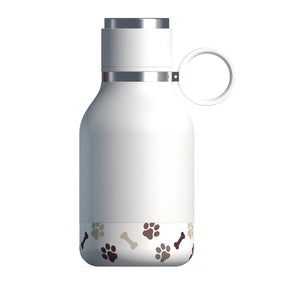 Asobu 33-Oz. Insulated Water Bottle with Removable Dog Bowl, White