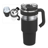 Asobu 34-Oz. Explorer See-Through Travel Mug with Detachable Insulated Tumbler, Black