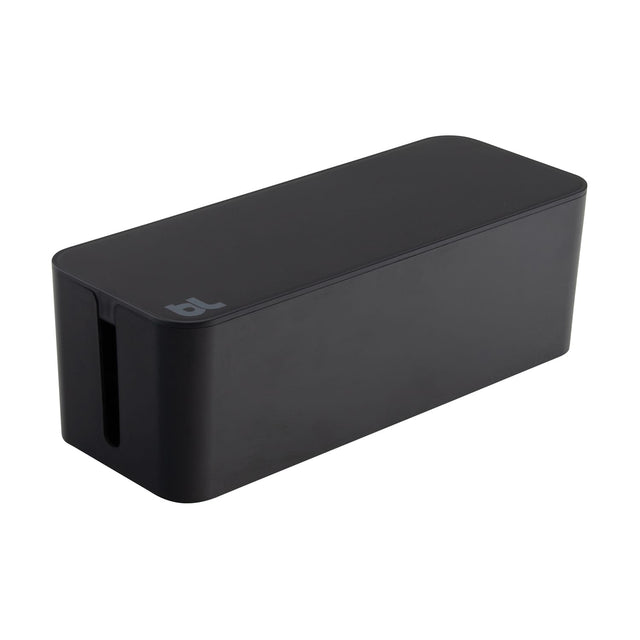 Bluelounge 16 x 6.25 x 5.25-In. CableBox Cable Organizer, BLUCB-01, Black