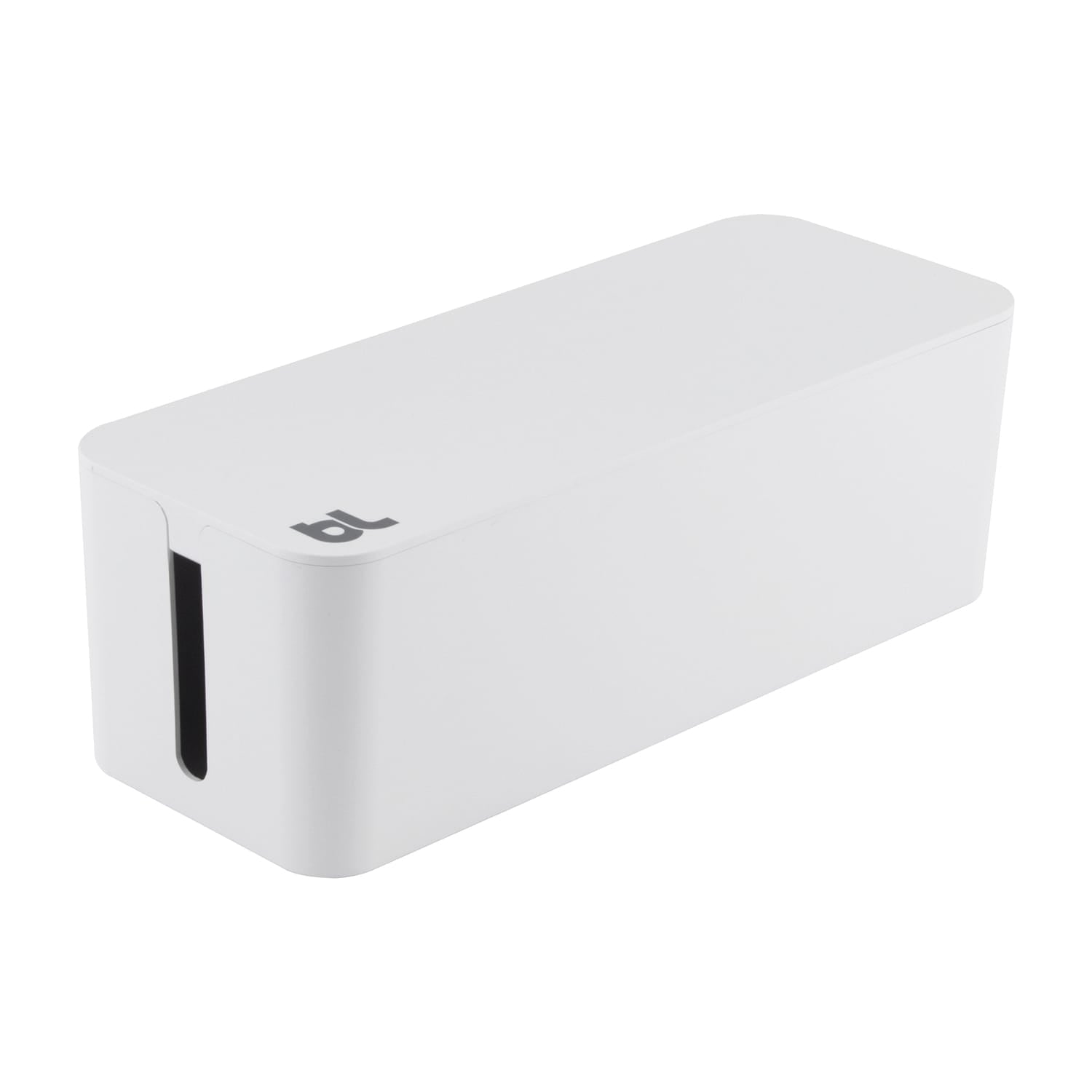 Bluelounge 16 x 6.25 x 5.25-In. CableBox Cable Organizer, BLUCB-01, White
