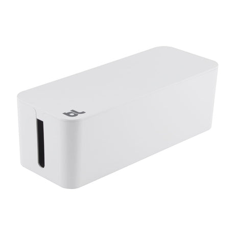 Bluelounge 16 x 6.25 x 5.25-In. CableBox Cable Organizer, BLUCB-01, White