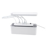 Bluelounge 16 x 6.25 x 5.25-In. CableBox Cable Organizer, BLUCB-01, White