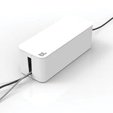 Bluelounge 16 x 6.25 x 5.25-In. CableBox Cable Organizer, BLUCB-01, White