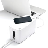 Bluelounge 9.25 x 4.5 x 4.875-In. CableBox Mini Cable Organizer, BLUCBM-WH-US