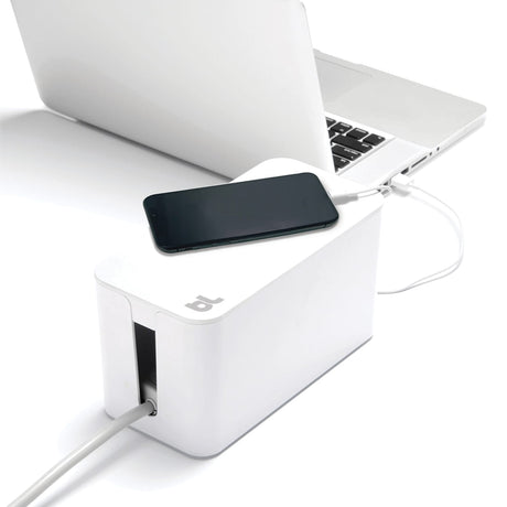 Bluelounge 9.25 x 4.5 x 4.875-In. CableBox Mini Cable Organizer, BLUCBM-WH-US