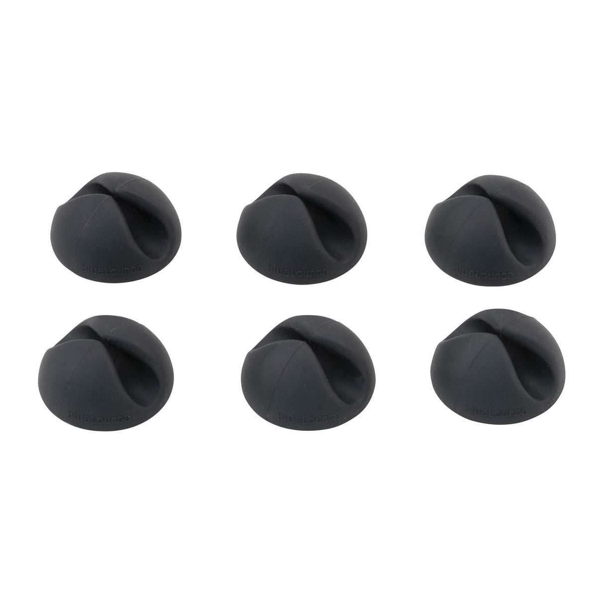 Bluelounge CableDrop Multipurpose Cable Clips, 6 Pack