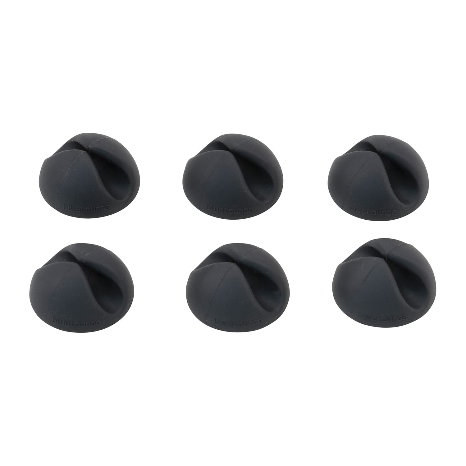 Bluelounge CableDrop Multipurpose Cable Clips, 6 Pack