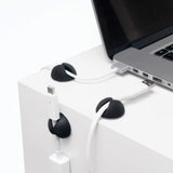 Bluelounge CableDrop Multipurpose Cable Clips, 6 Pack