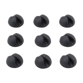 Bluelounge CableDrop Mini Cable Routing Clip, BLUCDM, 9 Pack, Black