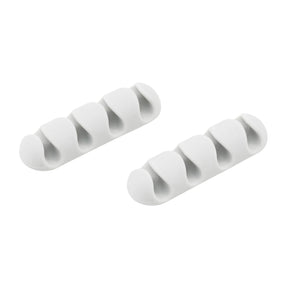 Bluelounge CableDrop Multi Cable Routing Clip, BLUCDMU, 2 Pack, White