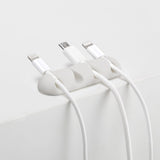 Bluelounge CableDrop Multi Cable Routing Clip, BLUCDMU, 2 Pack, White
