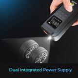GekoGear AirFlux 100 Portable Air Pump with Power Bank