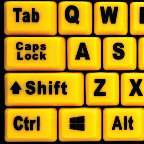 Adesso EasyTouch 132 Luminous Large-Print Desktop Keyboard