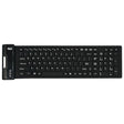 Adesso SlimTouch 222 Wired Antimicrobial Waterproof Flex Computer Keyboard, for Windows, Full Size