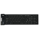 Adesso SlimTouch 222 Wired Antimicrobial Waterproof Flex Computer Keyboard, for Windows, Full Size
