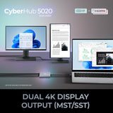 Adesso USB-C to Dual HDMI Adapter