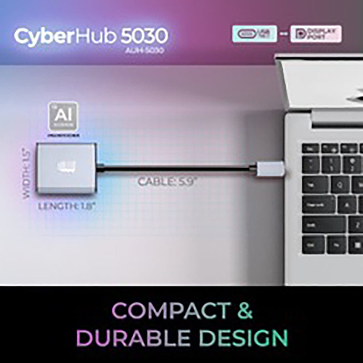 Adesso USB-C to DisplayPort Adapter