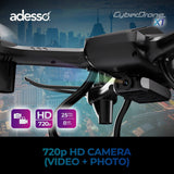 Adesso CyberDrone X1 720p Entry-Level Drone with Camera and Remote