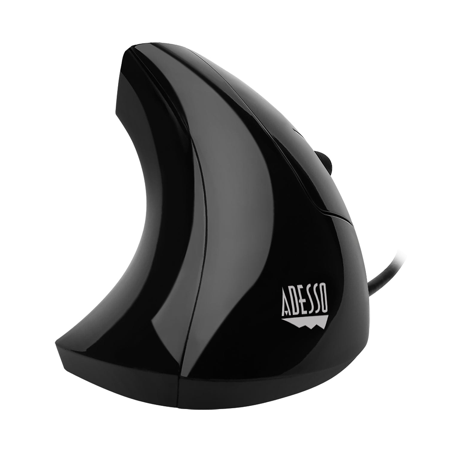 Adesso iMouse E1 Wired USB Vertical Ergonomic Optical Mouse, 6 Buttons, 1600 DPI, for PC