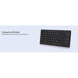 Adesso Bluetooth SlimTouch Computer Keyboard with Scissor Switches, for Windows, Mini