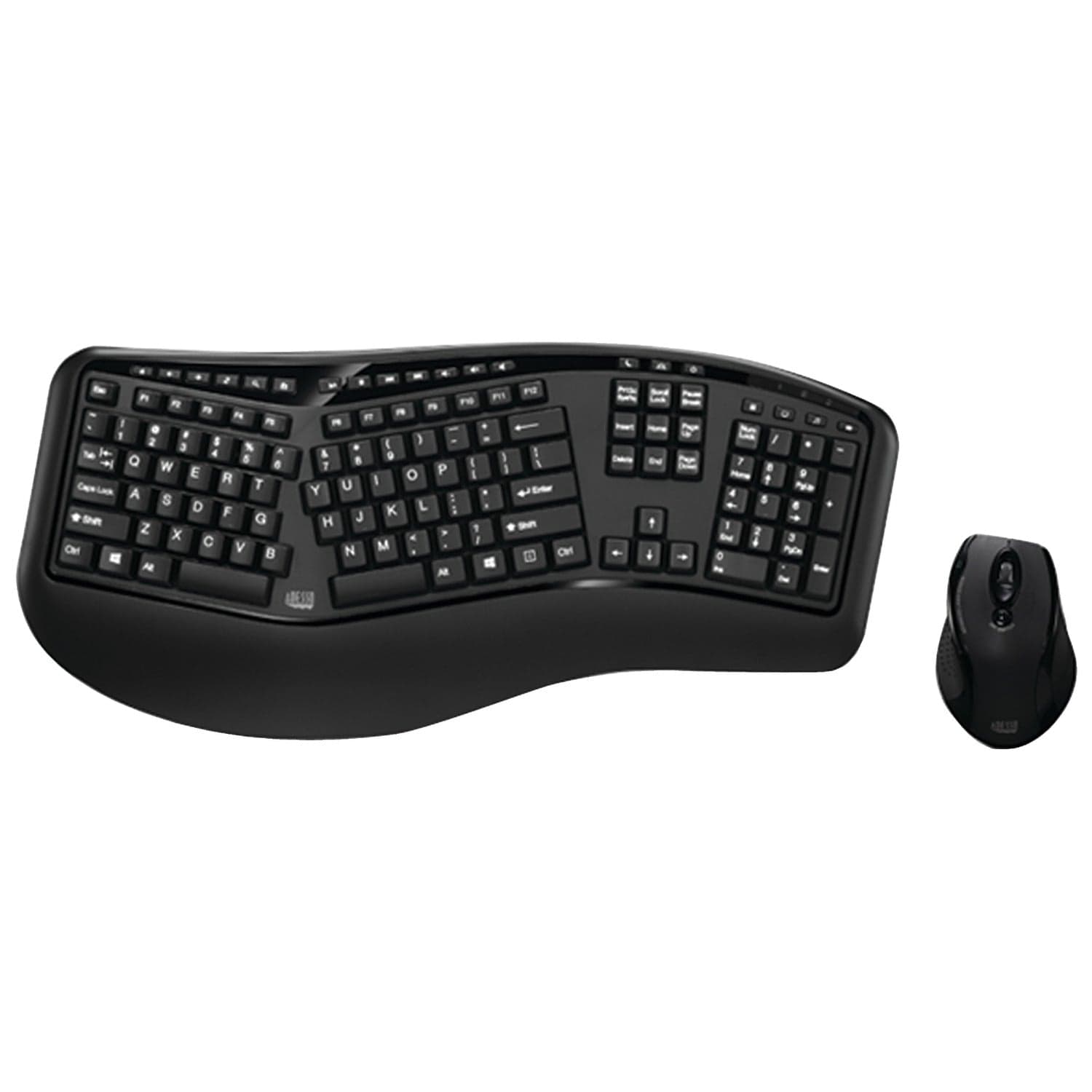 Adesso Tru-Form Media 1500 Wireless Ergonomic Keyboard & Laser Mouse