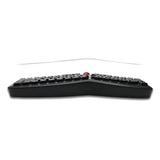 Adesso 2.4-GHz Wireless TruForm Ergonomic Computer Keyboard with Trackball, for Windows, Mini