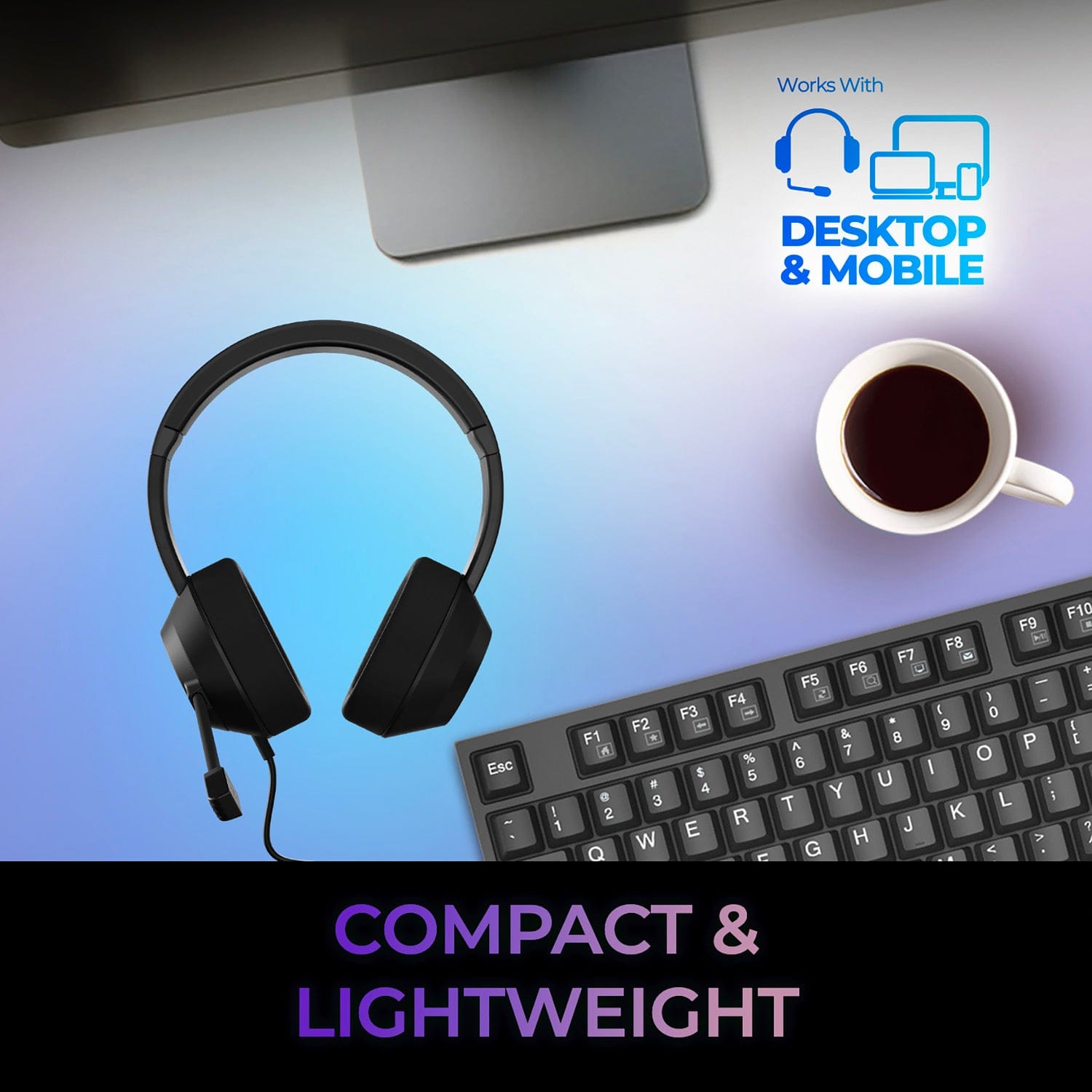 Adesso Xtream P7 AI Copilot Headset with Microphone