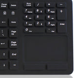 Adesso Wired USB Antimicrobial Waterproof Silicone Touchpad Computer Keyboard, for Windows, Full Size