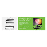 Allsop Metal Art Jr. Monitor/TV Stand with Vented Platform Surface