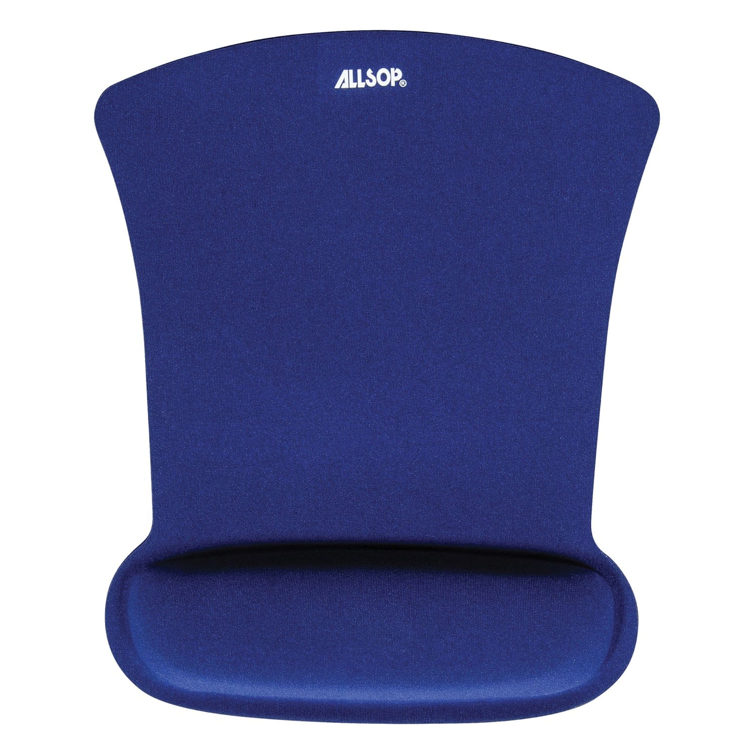 Allsop Ergoprene Gel Mouse Pad with Wrist Rest, Blue