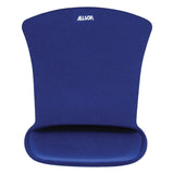 Allsop Ergoprene Gel Mouse Pad with Wrist Rest, Blue
