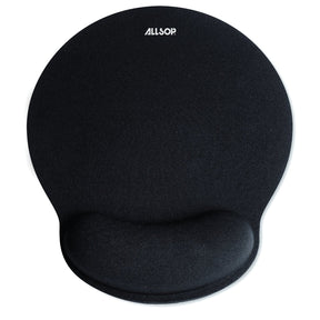 Allsop ComfortFoam Memory Foam Mouse Pad, Black