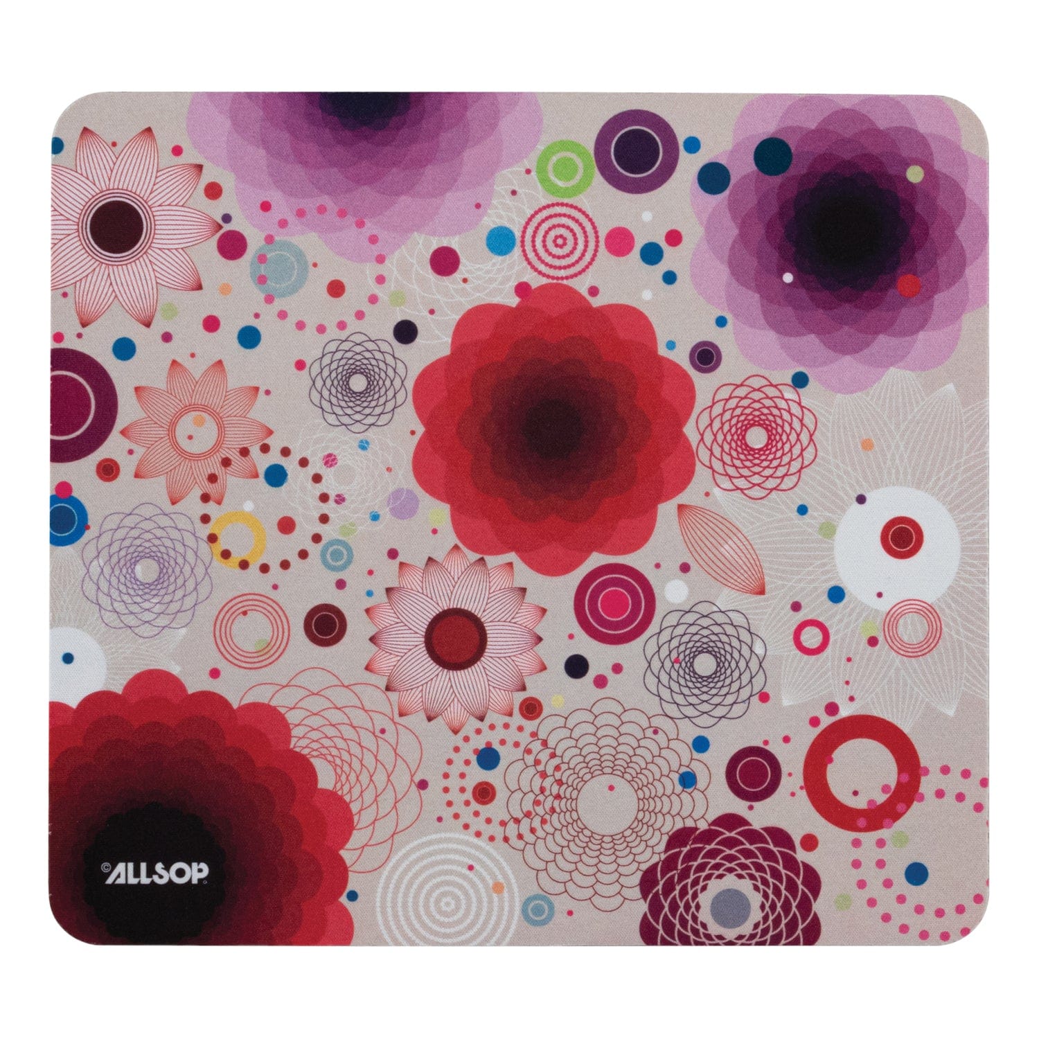 Allsop NatureSmart Mouse Pad, Floral Retro