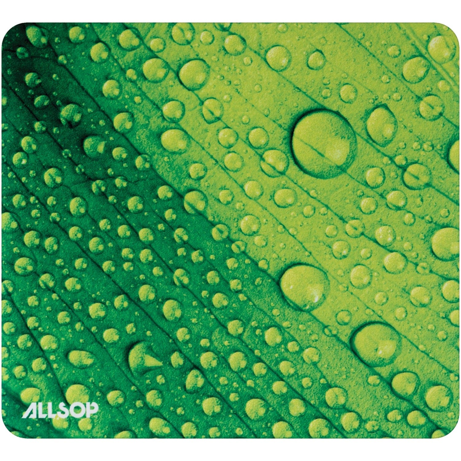 Allsop NatureSmart Mouse Pad, Pad Leaf Raindrop