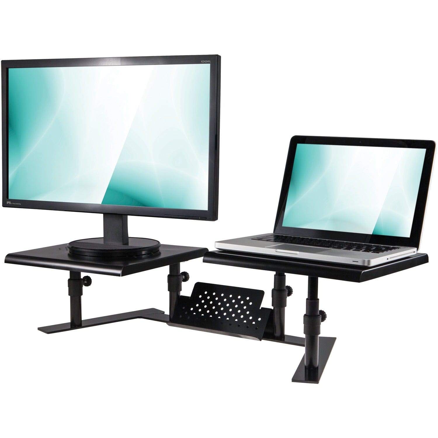 Allsop Metal Art ErgoTwin Dual Monitor Stand