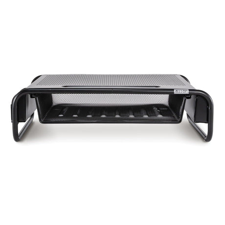 Allsop Metal Art Organizer 5 Monitor/Laptop/Printer Stand with Built-In Sliding Drawer